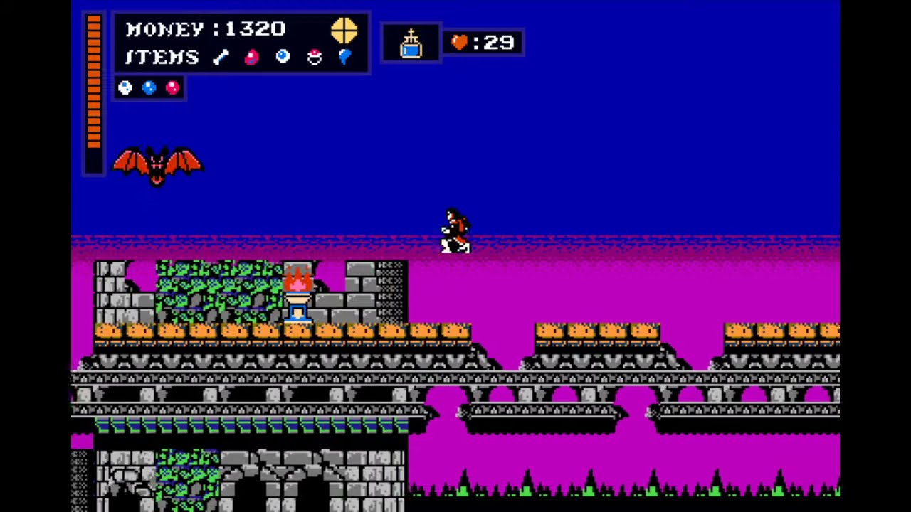 Castlevania II: Simon's Quest Rebitten - Dracula Battle
