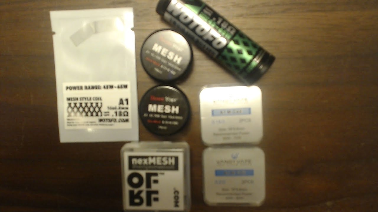 OFRF NEXMESH,DAMN VAPE MESH,WOTOFO MESH,VANDY VAPE MESH,HOW MANY ARE THERE I WILL TELL YOU.