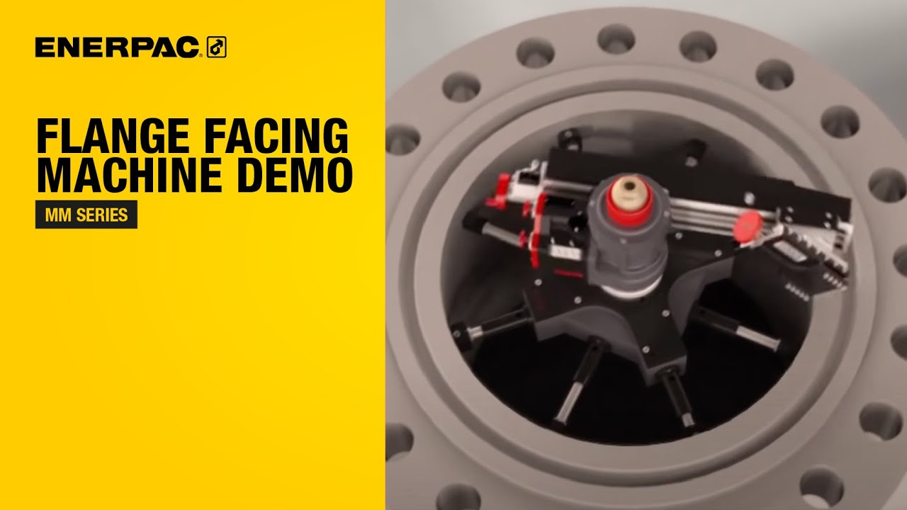 Flange Facing Machine Product Demonstration