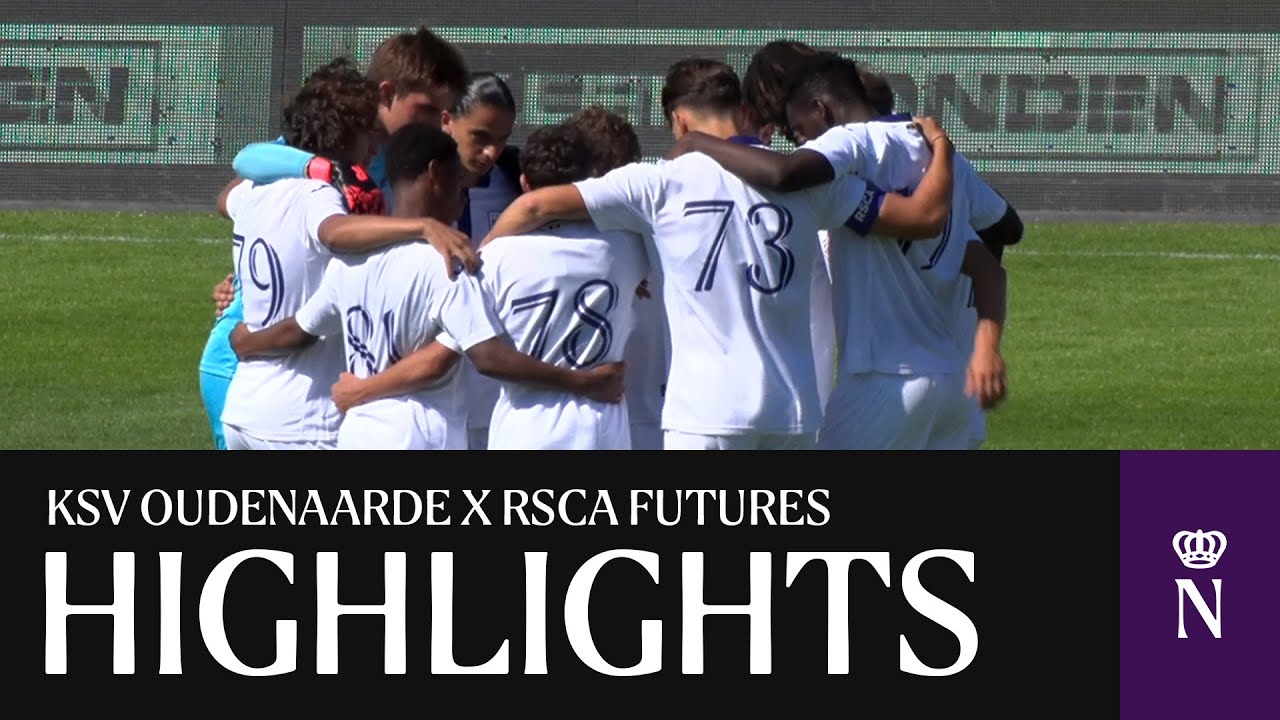 Highlights U23: KSV Oudenaarde - RSCA Futures | 2023-2024