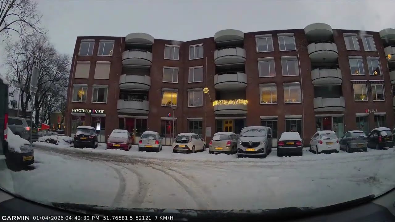 Sneeuw Nederland Gemeente OSS - Snow in Netherlands 2026 #holland #snow #oss #gemeenteoss #citytour