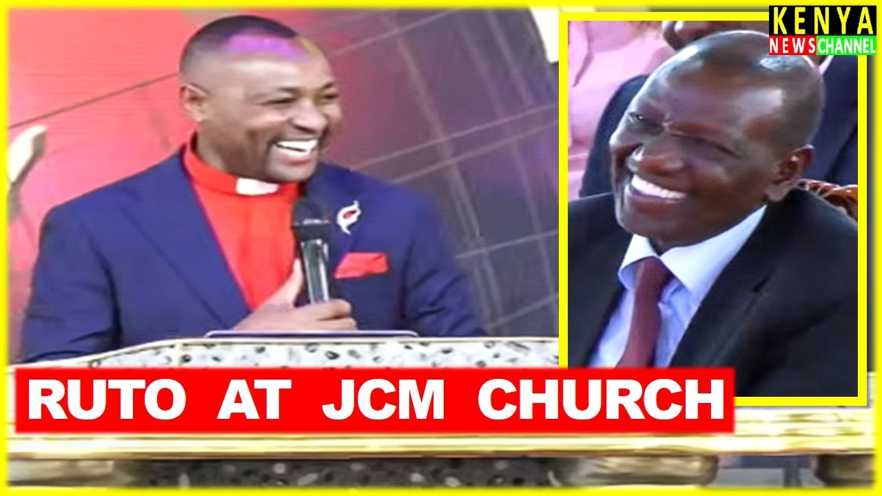 Listen how Bishop Ben Kiengei welcomed Ruto in Church at JCM today