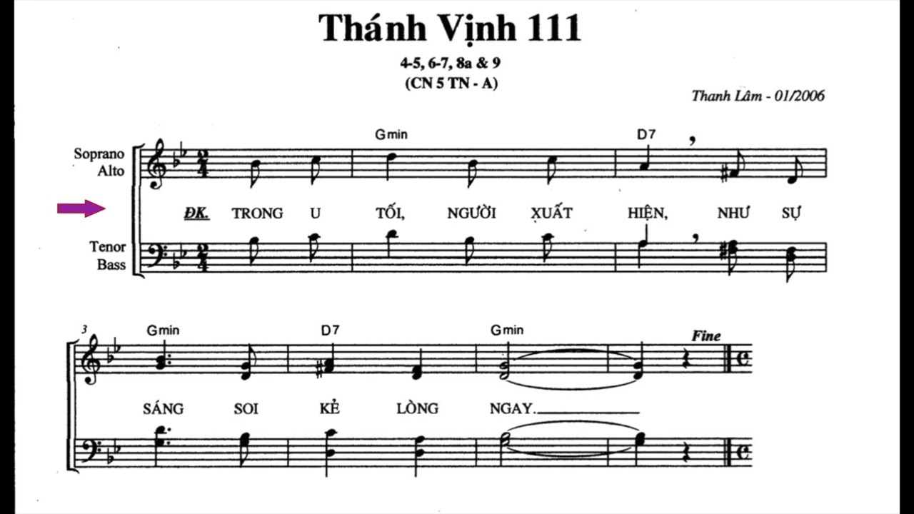 Thánh Vịnh 111 | Thanh Lâm | CĐ SFOA_SAT | GX SFOA