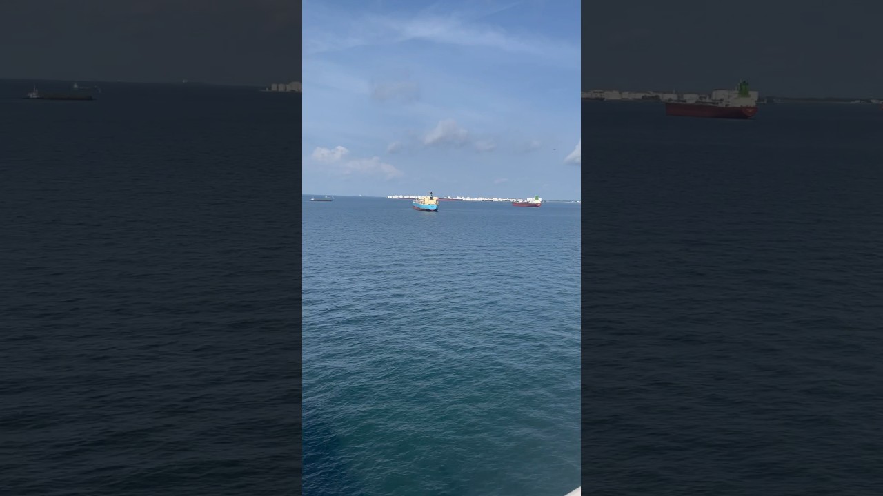 ARRIVED SINGAPORE ANCHORAGE #youtubeshorts #shorts #shortvideo