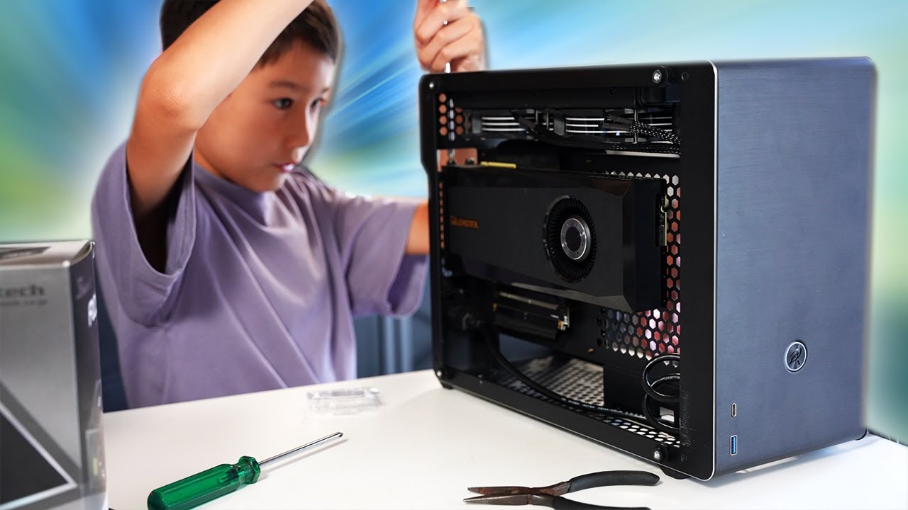My Son Built his First Minecraft iTX GAMING PC for UNDER $850!