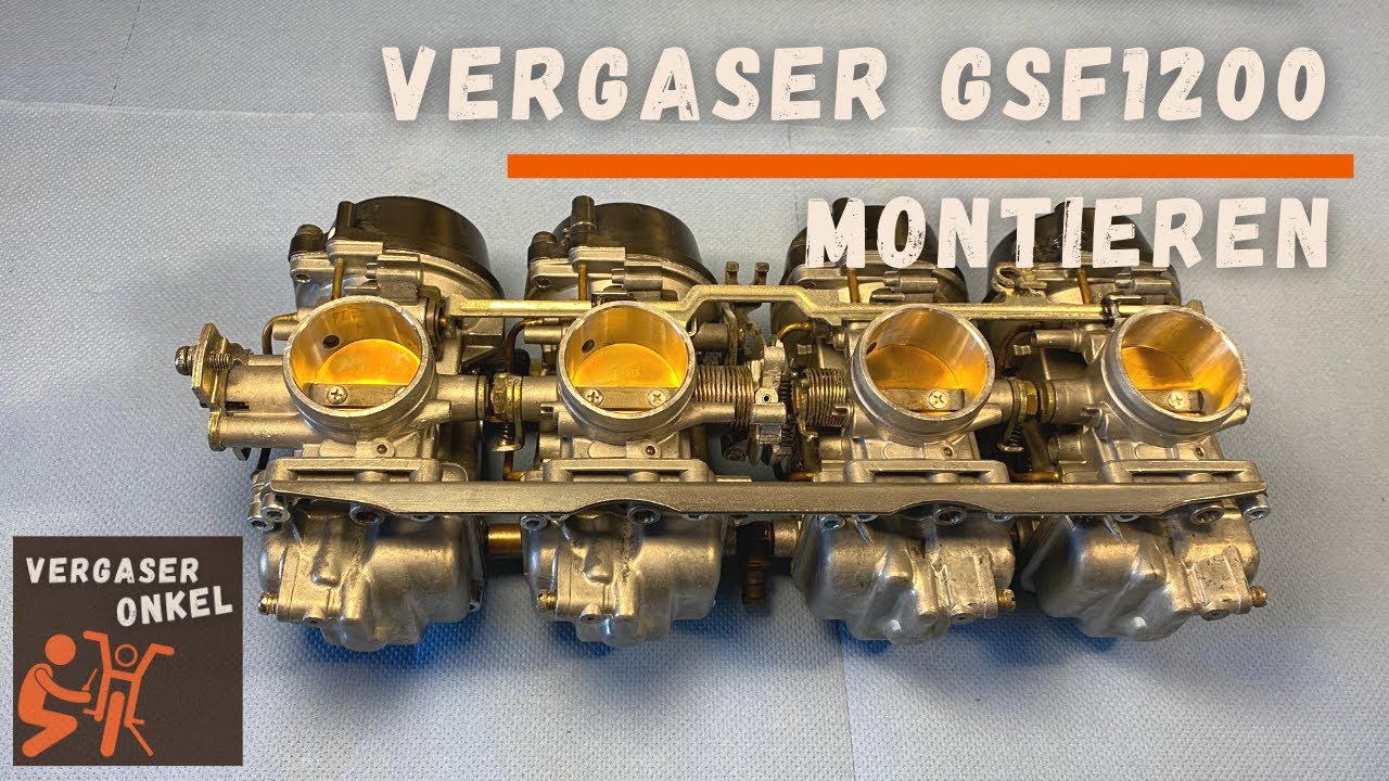 Vergaser Suzuki GSF1200 Bandit montieren, ausführlich erklärt vom Vergaseronkel