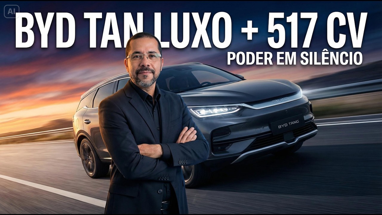 BYD TAN Silencioso, Elétrico e Brutal: O SUV de Luxo Que Só Quem Tem Chega Perto