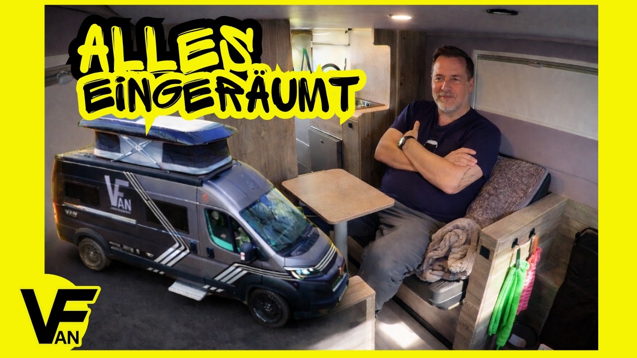 CHAOS im WOHNMOBIL - Nicht bei uns! Hecksitzgruppe im 6m Kastenwagen