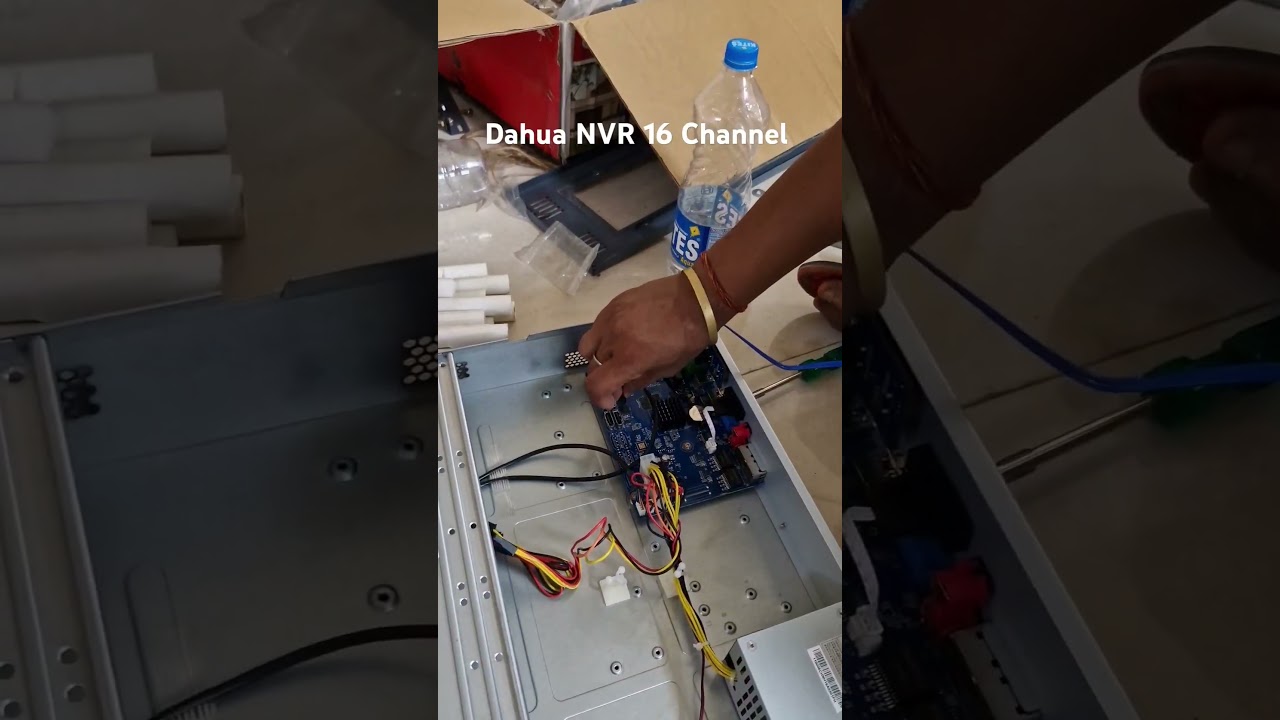 Dahua 16 Channel NVR installation 🫡👌#ipcamera #dahuatechnolgy #hikvisioncamera #cppluscctvcamera