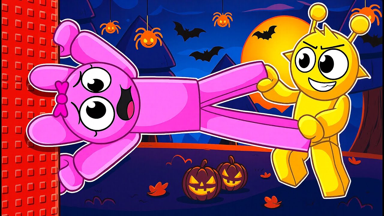 STRETCH A FRIEND Obby With Simon and Pinki! (Roblox)