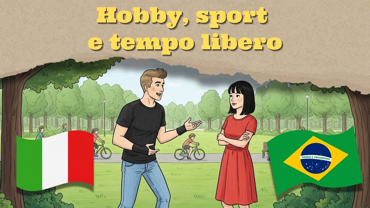 Shadowing Italiano A2 | Italiano Fácil com História – Hobbies, Esportes e Tempo Livre