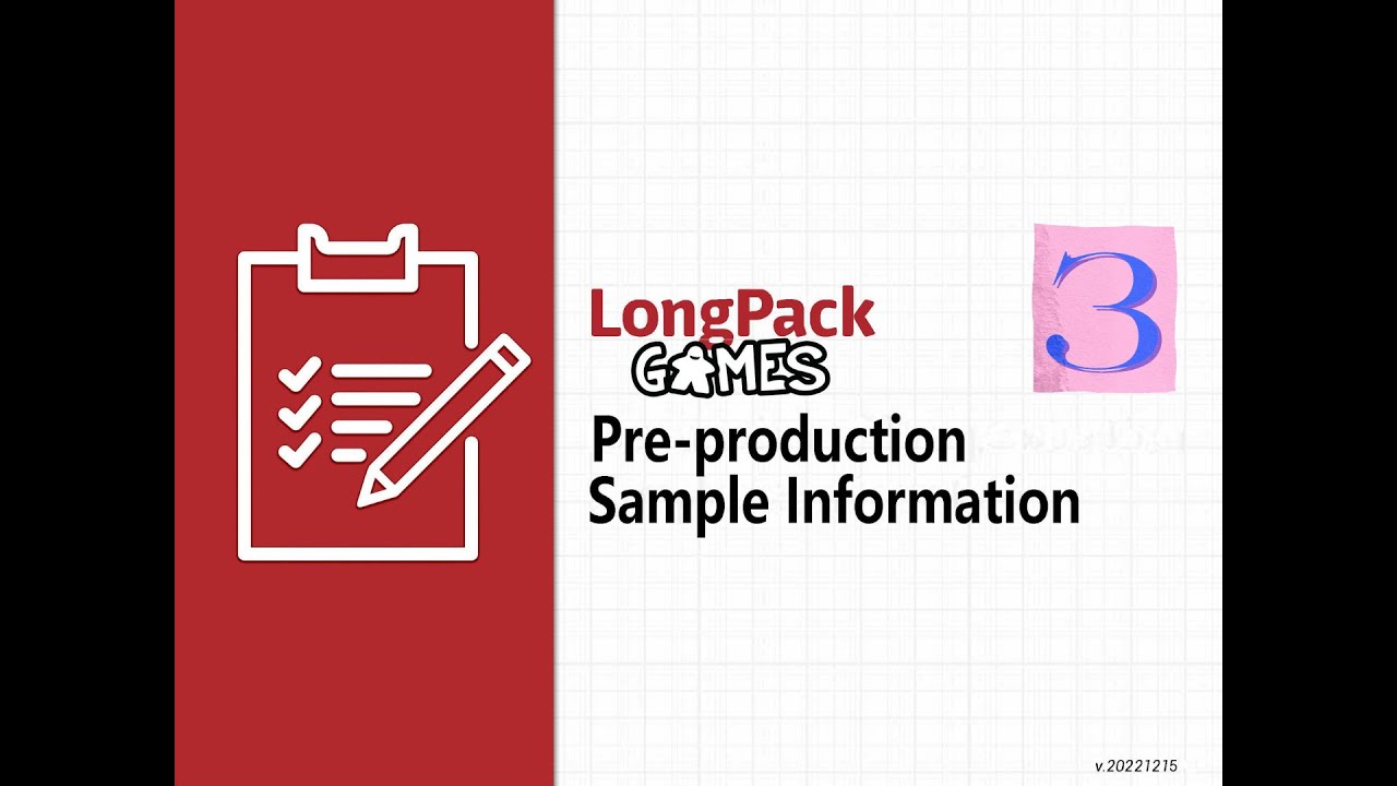 Pre production Sample Information VOL.03 | LongPack Audiobooks