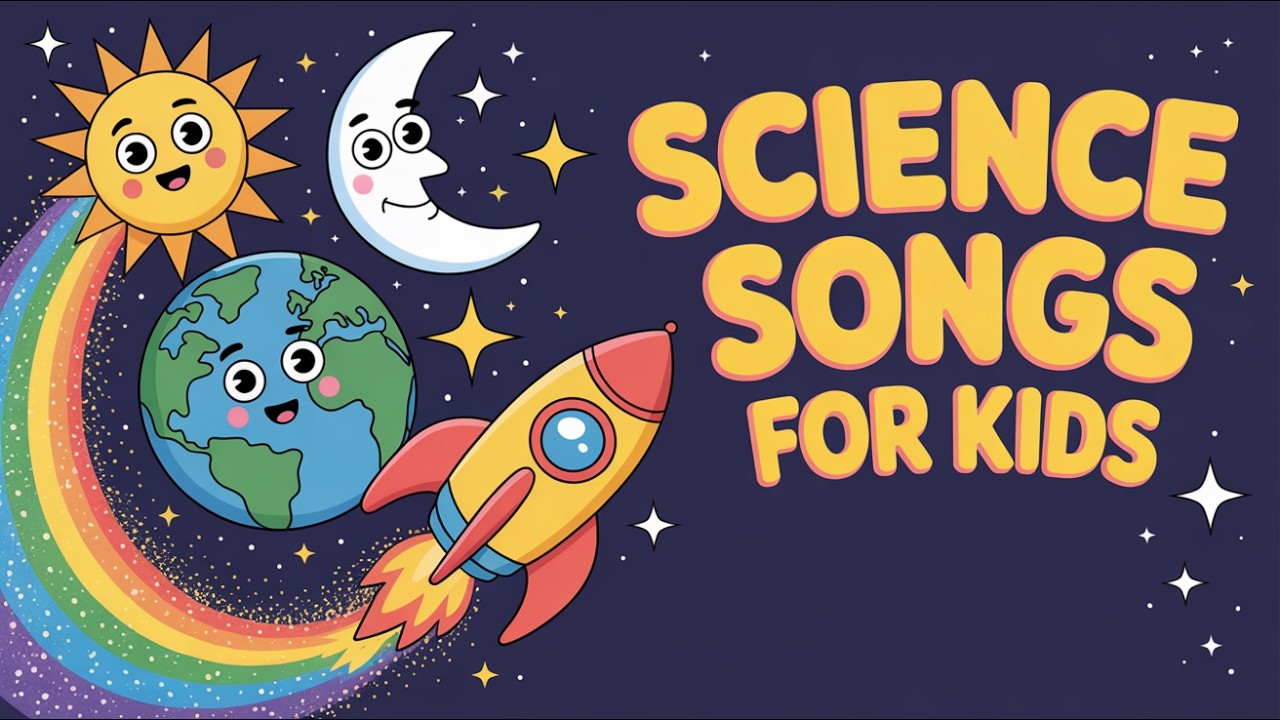 Ultimate Space & Science Songs for Kids 🚀🌍🌙 | Earth, Sun, Moon, Rainbow & More | LearnAndPlayCrew