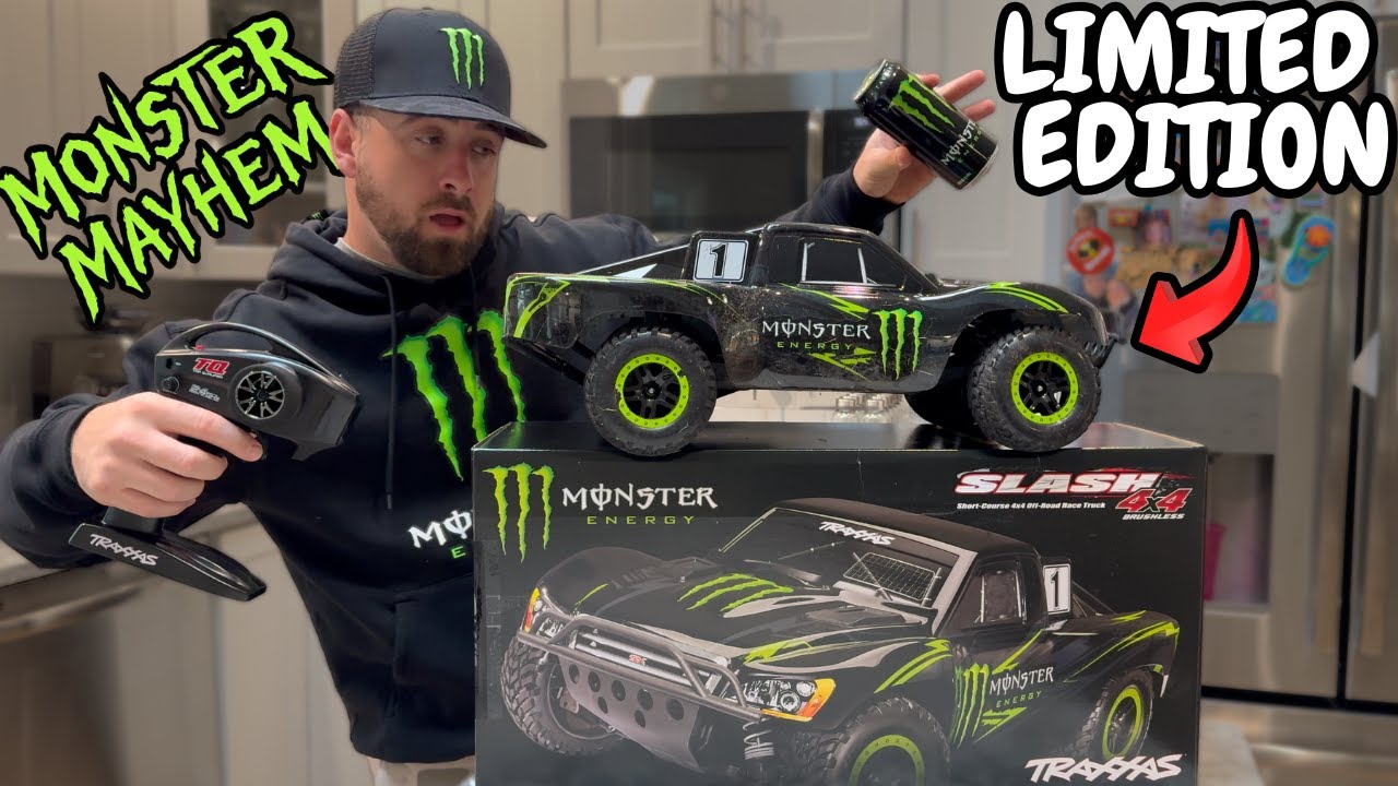 Monster Energy & Traxxas Sent Me This RC Truck to Bash – Backyard Chaos!