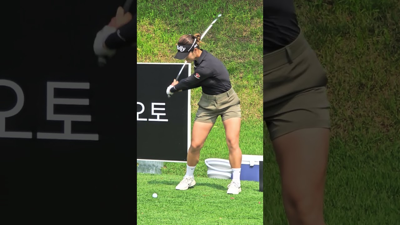 김민별프로 스윙 아이언샷