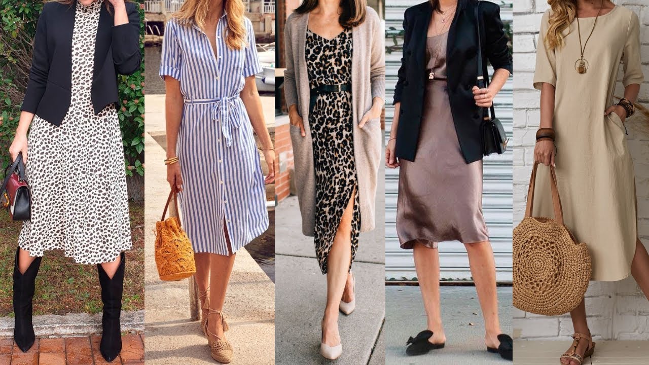 DISCRETOS SENCILLOS Y ELEGANTES VESTIDOS para VERSE BIEN VESTIDA Y ARREGLADA SIEMPRE