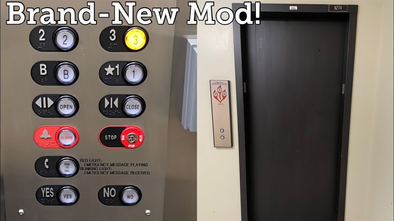 Newly-Modded Dover Hydraulic Elevator @ CU Ramaley Biology - Boulder, CO.