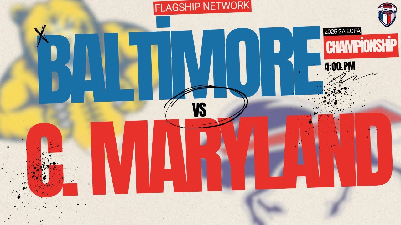 Baltimore Bruins VS Central Maryland Bills - 2025 - 2A ECFA Championship