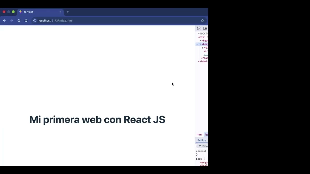 25-. Creación de un proyecto React