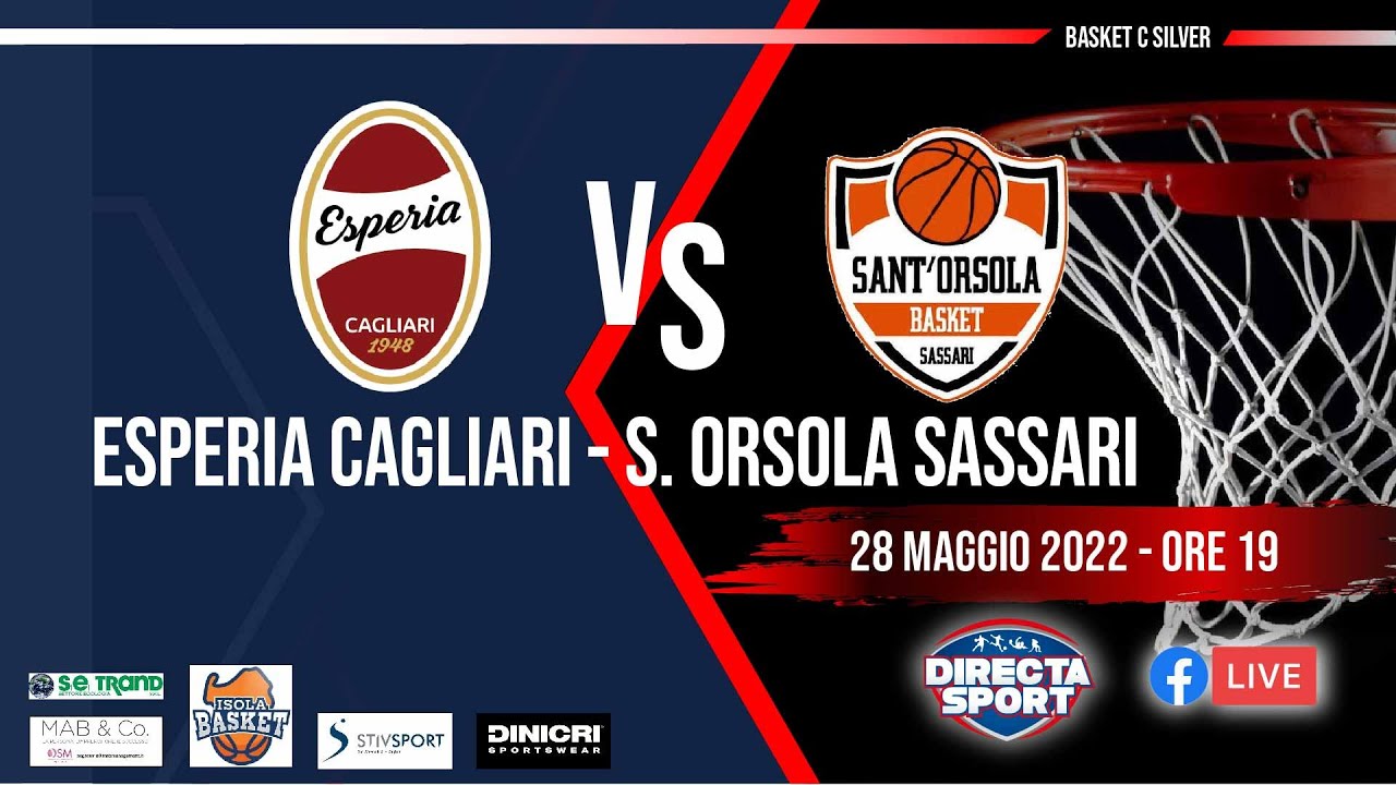 Basket C Silver Andata Semifinali Playoff - Esperia Cagliari-S. Orsola Sassari (80-58)
