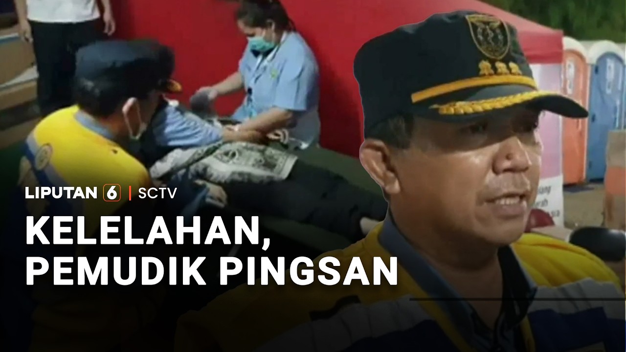 Pemudik Pingsan Akibat Kelelahan | Liputan 6