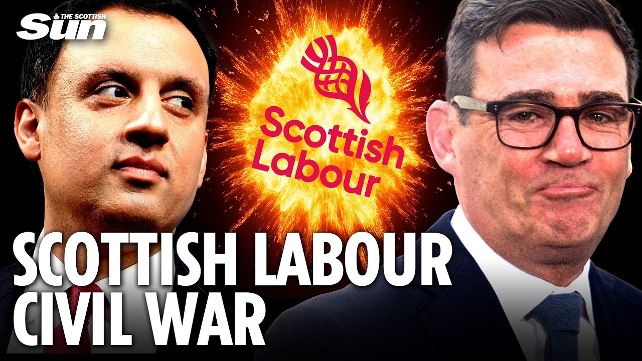 Scottish Labour On Brink of CIVIL WAR After Anas Sarwar Quits To Work For Andy Burnham