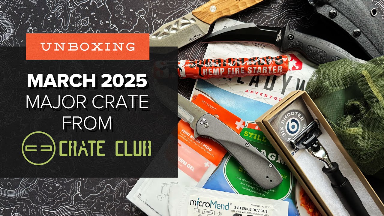 3 Times Sharper! - Unboxing the Crate Club Major Crate: March 2025