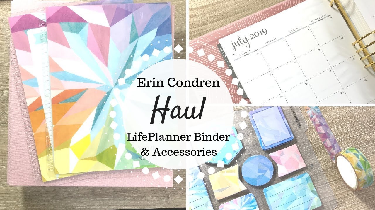 Erin Condren Haul | LifePlanner Binder & More Accessories |