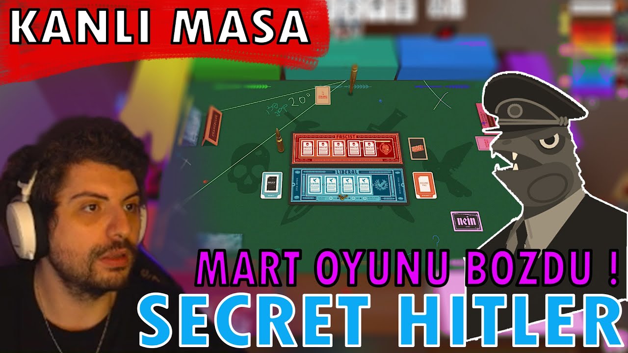 MART OYUNU BOZDU ! | KANLI KATMAN - SECRET HITLER (TABLETOP SIMULATOR) | HYPE VE EKİP