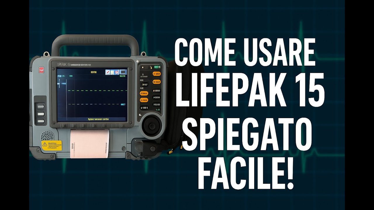 Utilizzo LifePack 15, monitorizzazione di base e modalità Defibrillatore | Francesco Fiorini