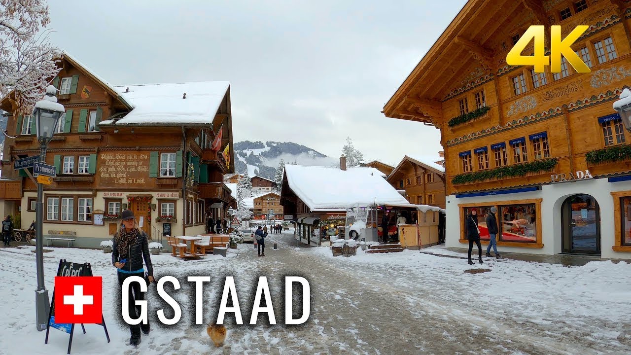 Gstaad, Switzerland 2025: A Fairytale Winter Walk in Pure Luxury 🇨🇭