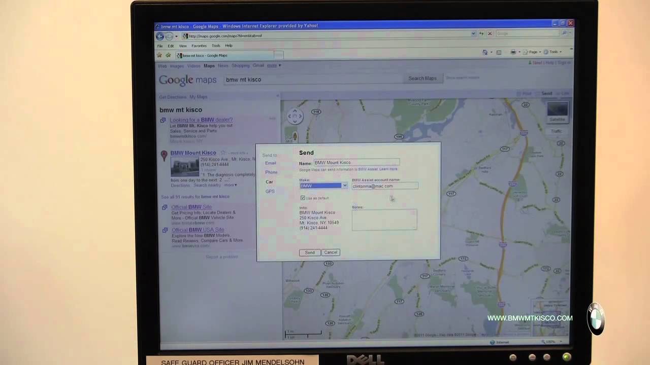 BMW Mt. Kisco Presents: How to send Google Maps to your BMW