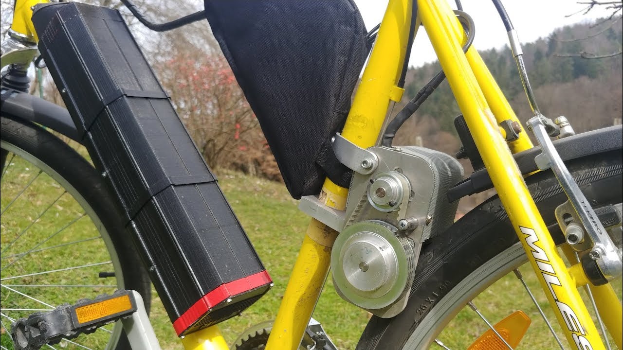 Homemade Electric Bike with 3D Printed Parts