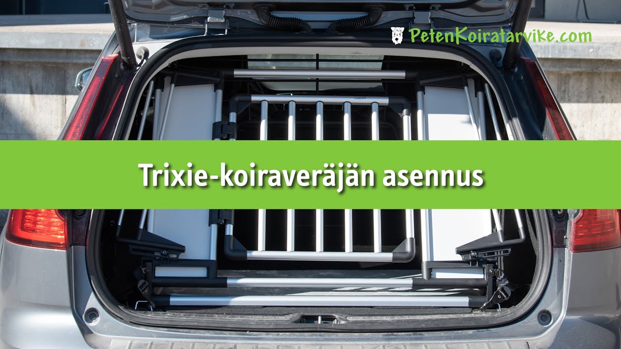 Trixie-koiraveräjän asennus autoon