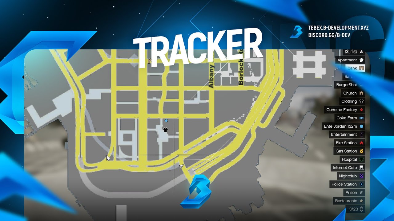 [FIVEM][ESX] B - Tracker