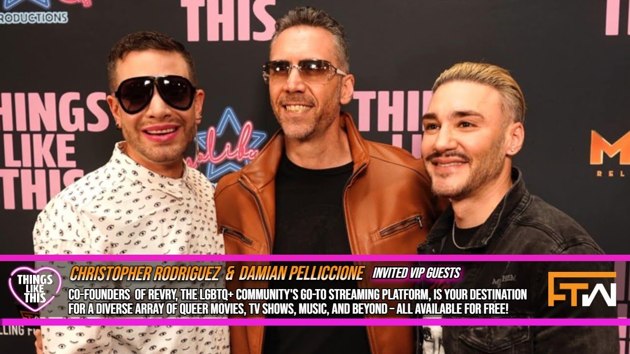 Todd interviews the co-founders of Revry @the Red Carpet Movie Premiere of "Things Like This" in NYC