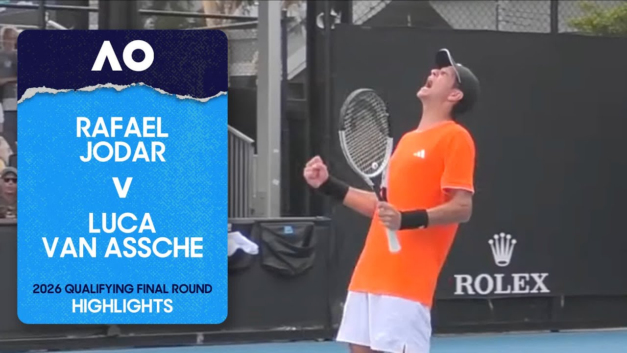 Rafael Jodar v Luca Van Assche Highlights | Australian Open 2026 Qualifying Final Round