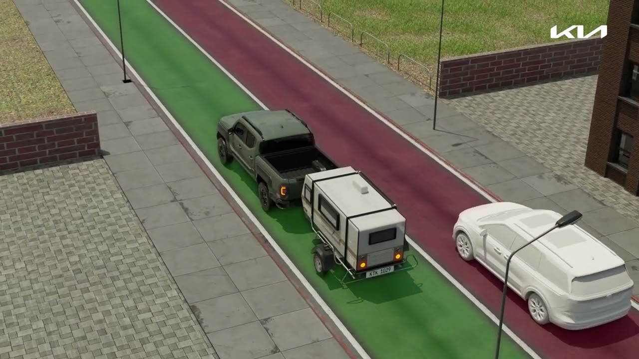 Kia Tasman - Precautions for driving with a trailer