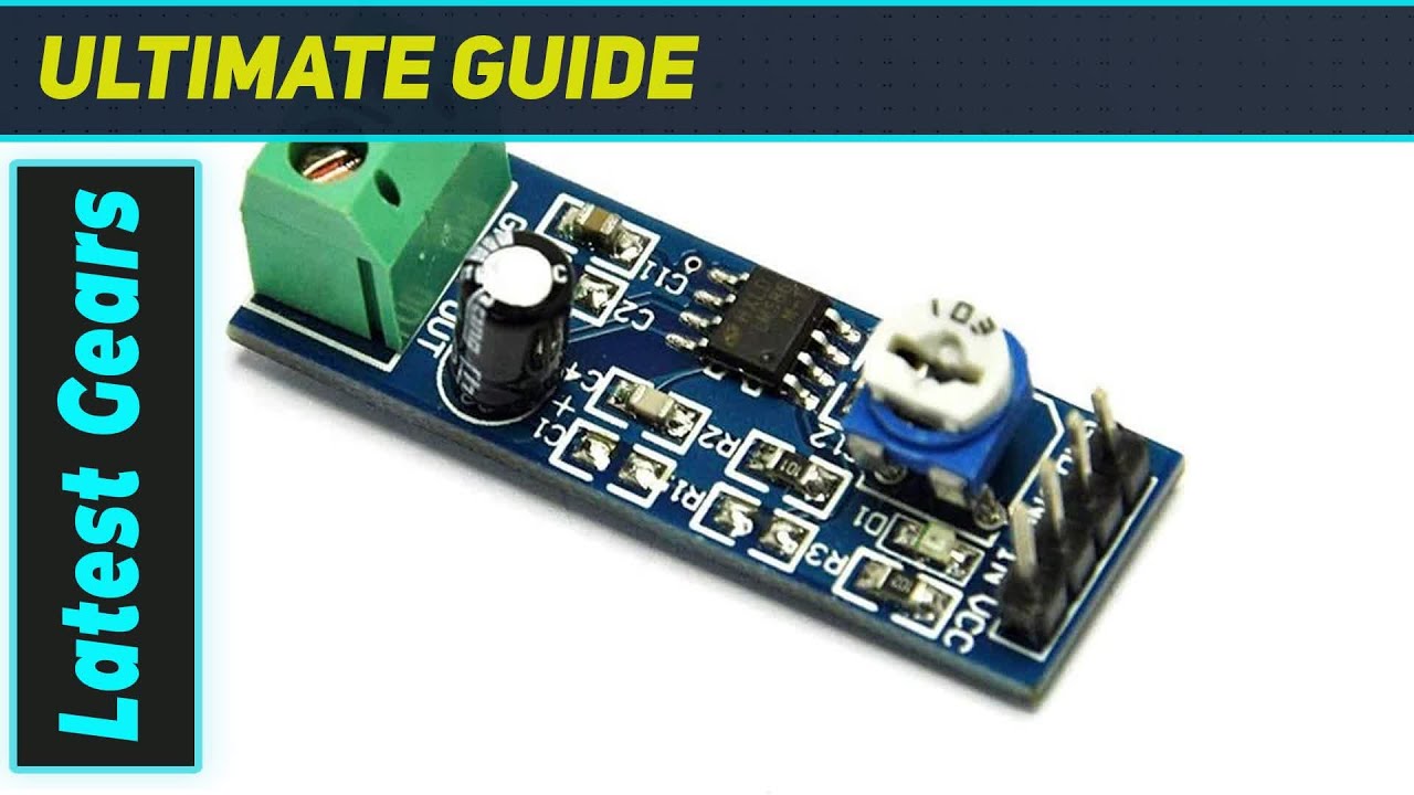 Tiny LM386 Audio Amplifier Module: 200x Gain for DIY Audio