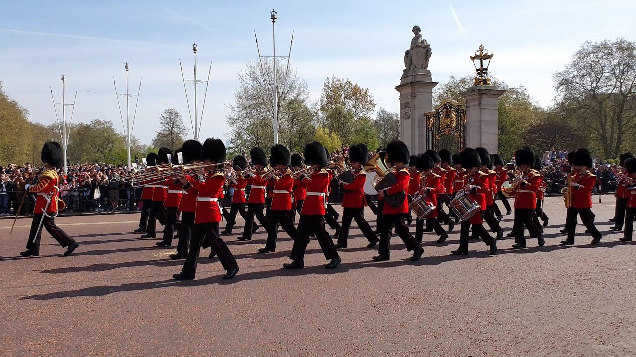 Changing Of The Guard At Buckingham Palace, 19.04.2019.