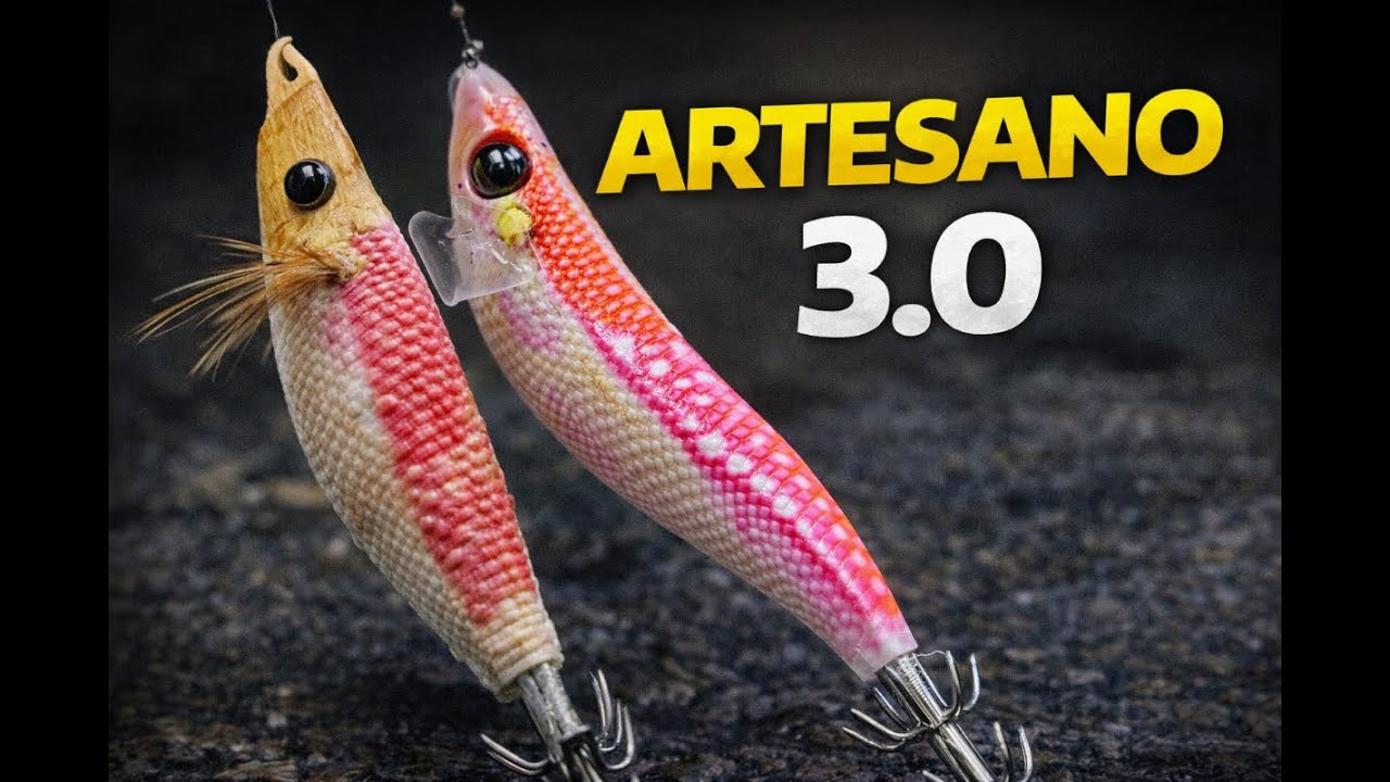 El artesano 3.0 De la balsa al 3D. La evolución en los señuelos del calamar.