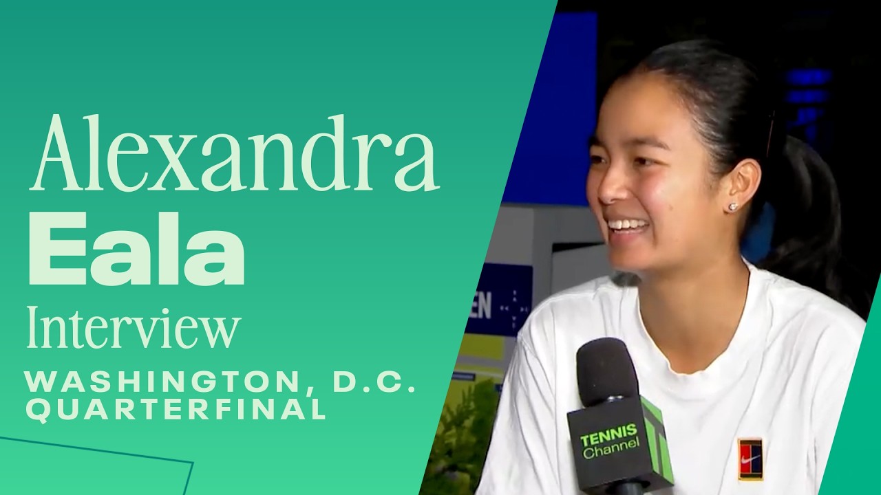 Alex Eala receives STANDING OVATION after win over Svitolina | 2026 Washington D.C.