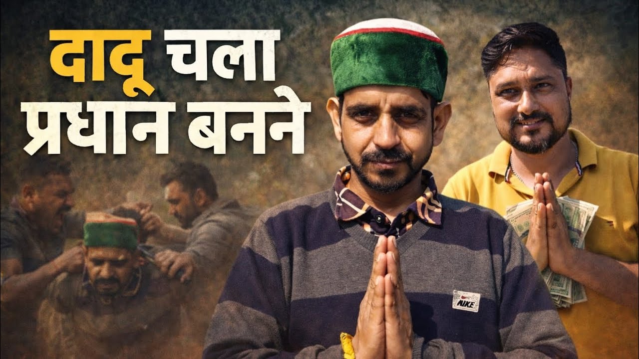 दादू चला प्रधान बनने || @Pahadipotru24895 