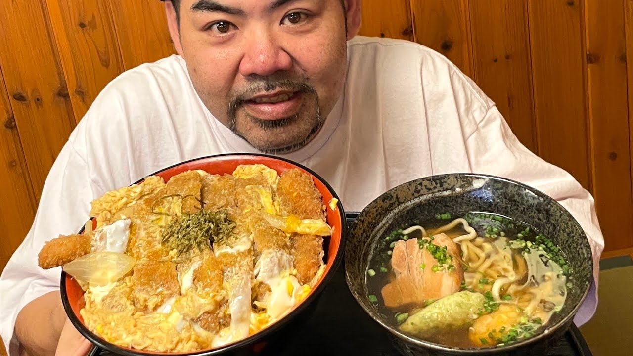 沖縄一デカいカツ丼かも！！南風原グルメストリートのカツ丼がとにかくデカい！！【沖縄観光/南風原グルメストリート】