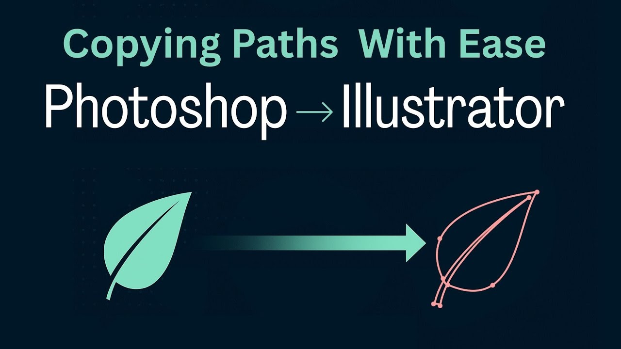Copy Paths from Photoshop to Illustrator (the Simple Way)