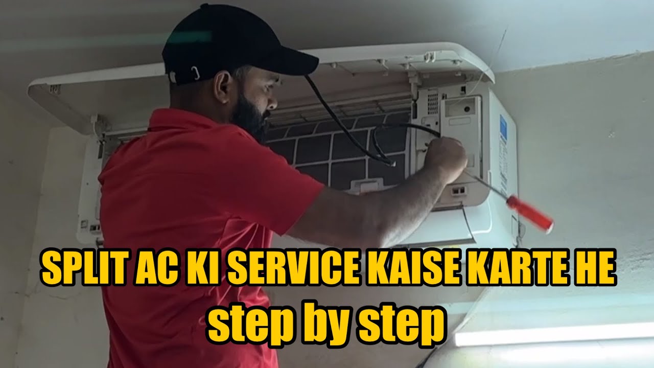 Split ac ki service kaise karte he step by step | AC service at home 