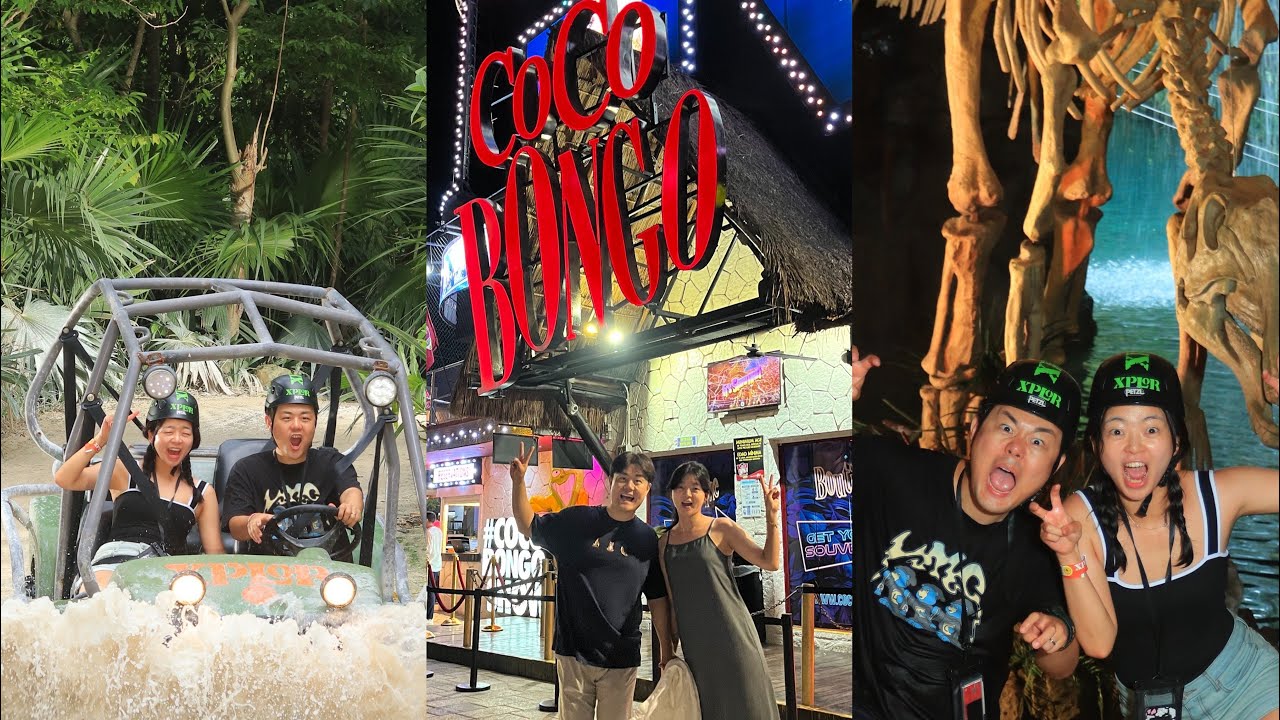 [🇲🇽Vlog] XPLOR+코코봉고 쉴틈없이 지나간 멕시코칸쿤 3일차, Cancun Tour Korean