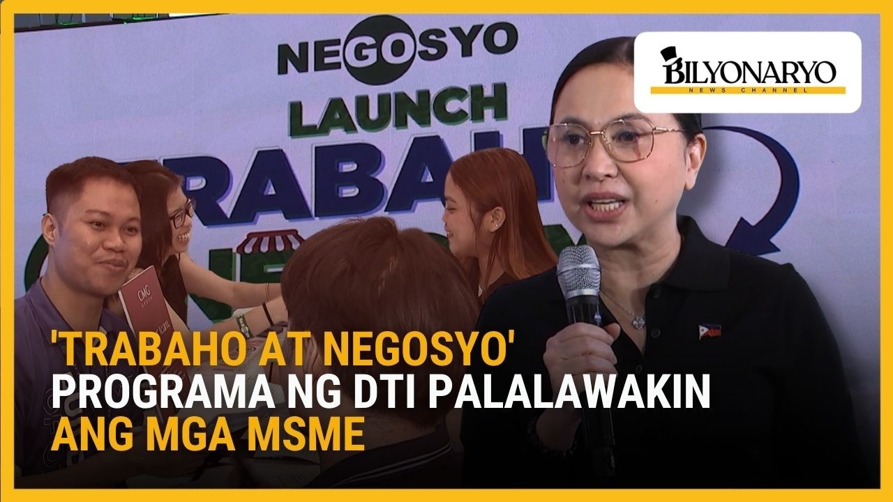 PBBM at DTI Sec. Cristina Roque, inilunsad ang ‘Trabaho at Negosyo’ program para sa mga MSME