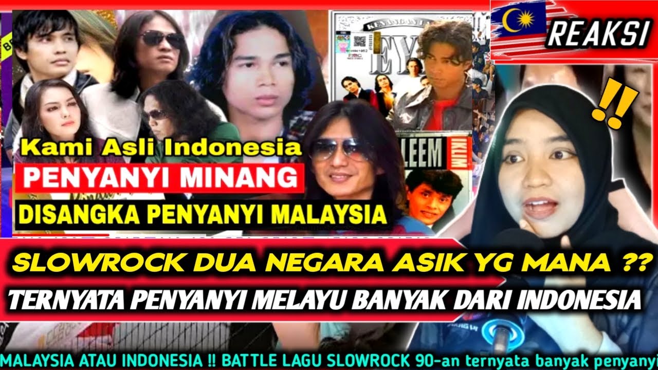WADUH TERNYATA ❗❗ DIKIRA MALAYSIA TERNYATA INDONESIA 8 Penyanyi SLOWROCK 90-an asli SEBERANG 😱😱