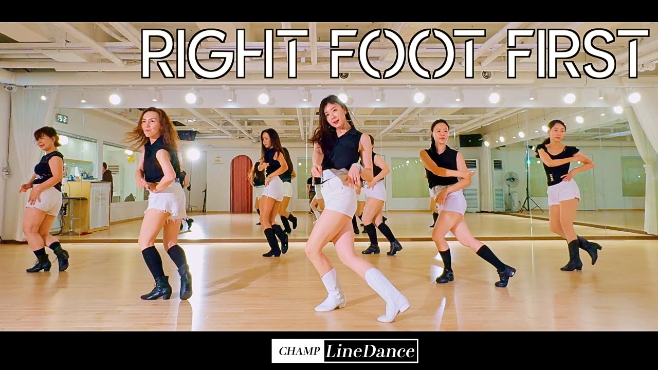 [수요중고급반] Right Foot First LineDance | 라이트 풋 퍼스트 라인댄스| 초중급 라인댄스 | 챔프라인댄스 | 선릉역7번출구 010 8833 4921